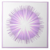 Lila Keramik Fairy Fliese (Vorderseite)