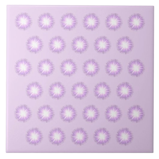 Lila Keramik Fairy Fliese (Vorderseite)