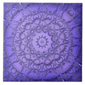 Lila Keramik Fliese (Vorderseite)