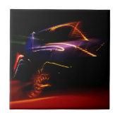 lila Keramik Fliese (Vorderseite)