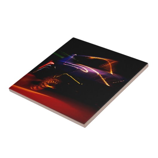 lila Keramik Fliese (Seite)