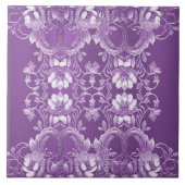 Lila Keramik Fliese (Vorderseite)