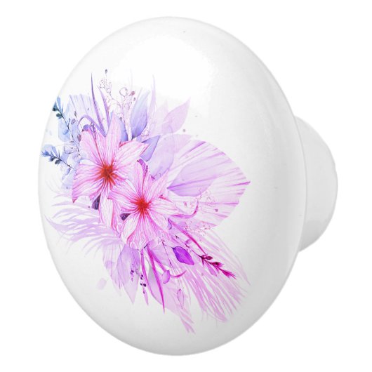 Lila Keramikknauf (Rechts)