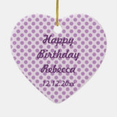 Lila Keramikornament (Hinten)