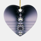 Lila Kette Keramik Ornament (Hinten)