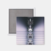 Lila Kette Magnet (Vorderseite/Rückseite)