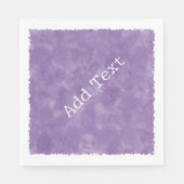Lila Kinderdusche für Wasserfarben Serviette (Vorderseite)