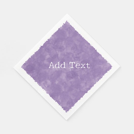 Lila Kinderdusche für Wasserfarben Serviette (Ecke)