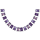 Lila Kinderjagdflaggen Wimpelkette (Alle)