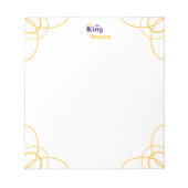 Lila King Notepad Notizblock (Vorderseite)