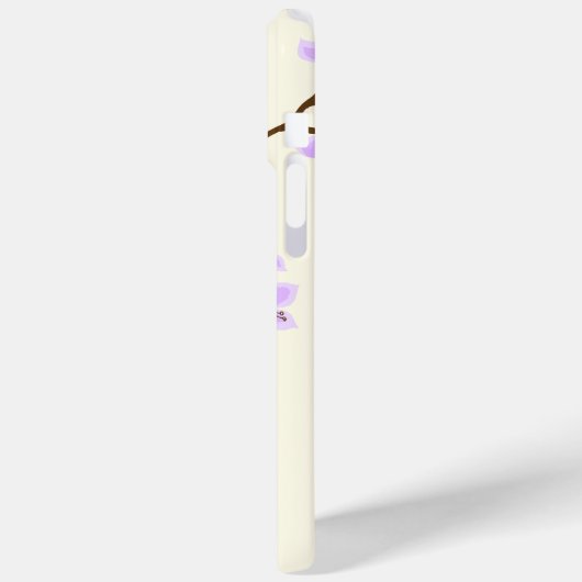 Lila Kirschbaum Case-Mate iPhone Hülle (Rückseite / Links)