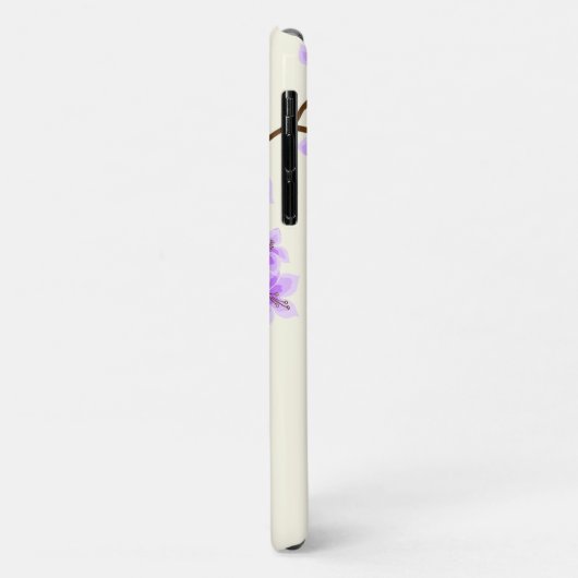 Lila Kirschblüten-Baum Case-Mate iPhone Hülle (Hinten/Links)