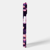 Lila Kirschblüten personalisierte Monogramm Case-Mate iPhone Hülle (Rückseite / Rechts)