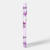 lila Kirschblüten personalisierte Monogramm Case-Mate iPhone Hülle (Rückseite / Rechts)