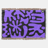 Lila Kismet Decke (Vorderseite)