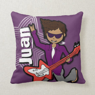 Lila Kissen Kinderdes rockstar