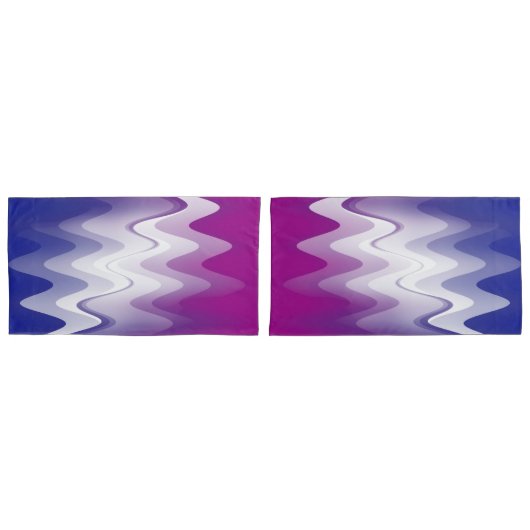 Lila Kissenbezug (Vorderseite-Set)