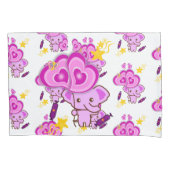 Lila Kissenhalter Kissenbezug (Vorderseite)