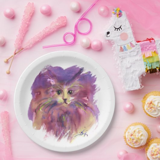 LILA KITTEN, KITTKATASTROPHEN PAPPTELLER (Party)