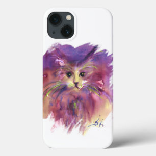 LILA KITTEN, KITTKATENPORTRAL, weiß Case-Mate iPhone Hülle