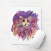 LILA KITTEN, KITTKATENPORTRAL, weiß Mousepad (Mit Mouse)