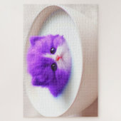 Lila Kitten Puzzle (Vertikal)