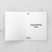 Lila Kitten Twins 2 Karte (Innenseite)