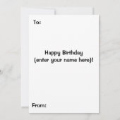 Lila Kitten Twins 2 Karte (Rückseite)