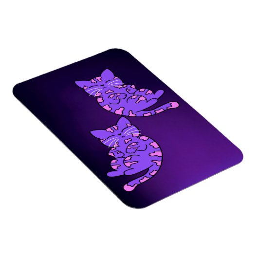 Lila Kitten Twins 2 Magnet (Rechte Seite)