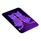 Lila Kitten Twins Magnet (Rechte Seite)