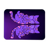 Lila Kitten Twins Magnet (Horizontal)