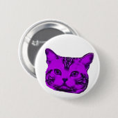 lila Kitty Button (Vorne & Hinten)