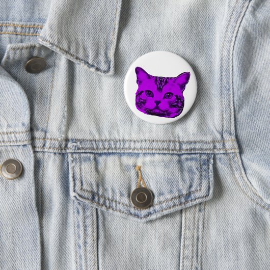 lila Kitty Button (Beispiel)