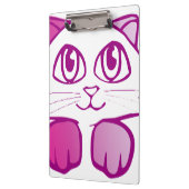 Lila Kitty Klemmbrett (Links)