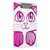 Lila Kitty Klemmbrett (Rechts)