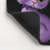 Lila Kitty Mousepad (Ecke)