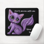 Lila Kitty Mousepad (Mit Mouse)
