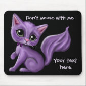 Lila Kitty Mousepad (Vorne)