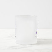 Lila Kiwi-mattierte Tasse (Mittel)