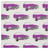 Lila klassisches Auto-Gewebe Stoff (Muster)