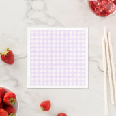 Lila Klassisches Gingham Serviette (Beispiel)