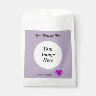 Lila Kleberband-Template von Kenneth Yoncich Geschenktütchen