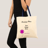 Lila Kleberband-Template von Kenneth Yoncich Tragetasche (Vorderseite (Produkt))