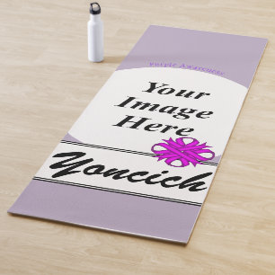 Lila Kleberband-Template von Kenneth Yoncich Yogamatte