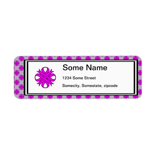 Lila Kleberband von Kenneth Yoncich (Vorne)