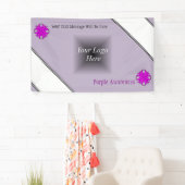 Lila Kleberband von Kenneth Yoncich Banner (Insitu)