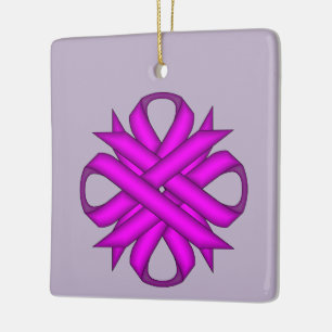 Lila Kleberband von Kenneth Yoncich Keramikornament