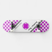 Lila Kleberband von Kenneth Yoncich Skateboard (Horizontal)