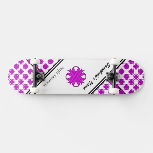 Lila Kleberband von Kenneth Yoncich Skateboard (Horizontal)