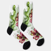 LILA KLEE BLÜTE SOCKEN (Rechts)